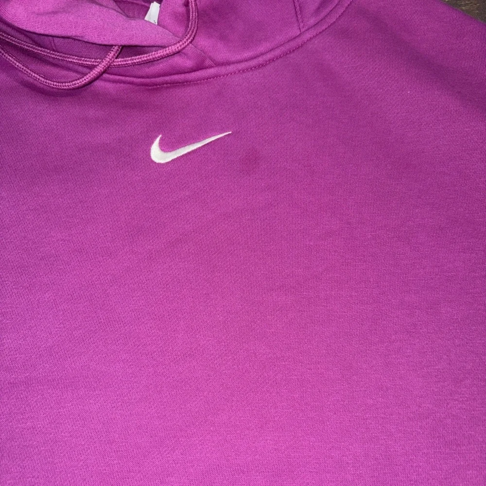 Nike Phoenix Fleece Hoodie Sweatshirt Fuschia Purple Size Small Oversized